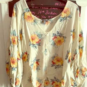 Flowy flower shirt
